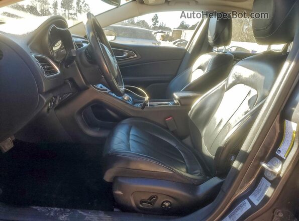 1C3CCCAB0HN503309 2017 CHRYSLER 200 Угольный Вид салона спереди