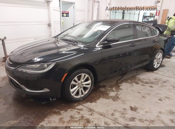 1C3CCCABXHN501177 2017 CHRYSLER 200 Черный Передняя левая четверть