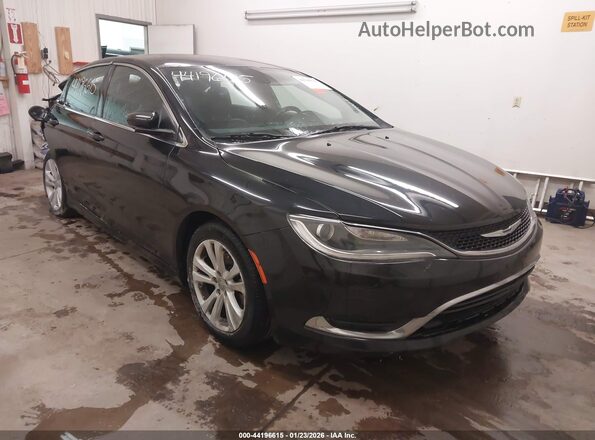 1C3CCCABXHN501177 2017 CHRYSLER 200 Черный Передняя правая четверть