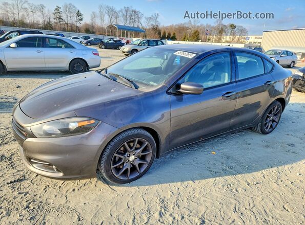 1C3CDFBB1GD540001 2016 DODGE DART Gray Передня ліва чверть