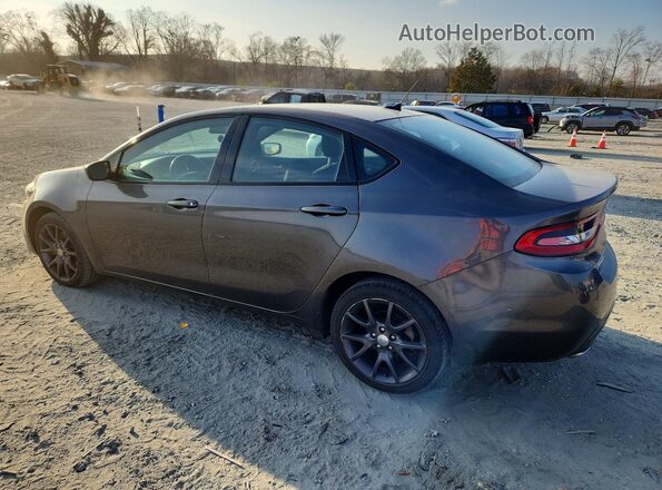 1C3CDFBB1GD540001 2016 DODGE DART Gray Задня ліва чверть