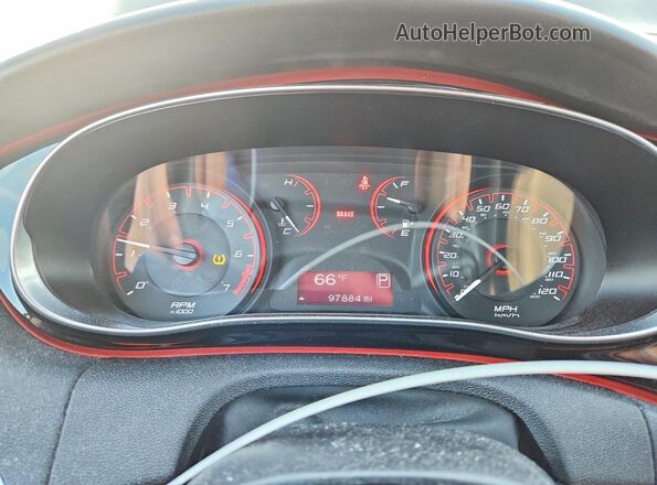 1C3CDFBB1GD540001 2016 DODGE DART Gray Вид щитка приладів