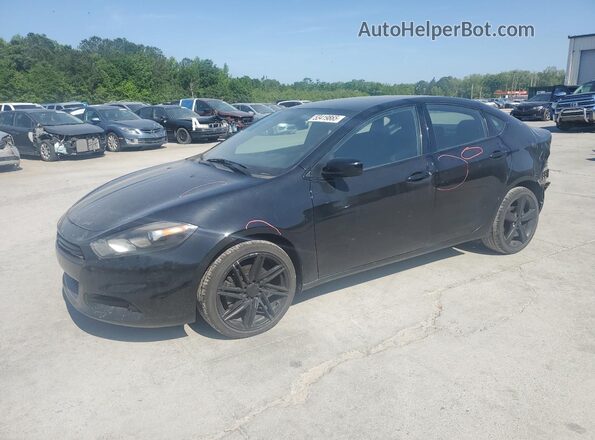 1C3CDFBB6GD505552 2016 DODGE DART Black Przód lewy