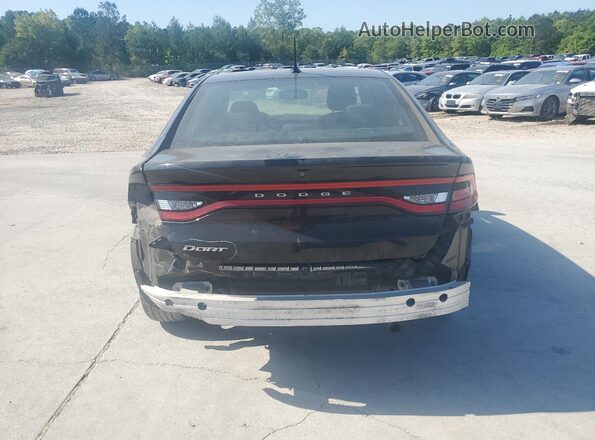 1C3CDFBB6GD505552 2016 DODGE DART Black Widok z tyłu