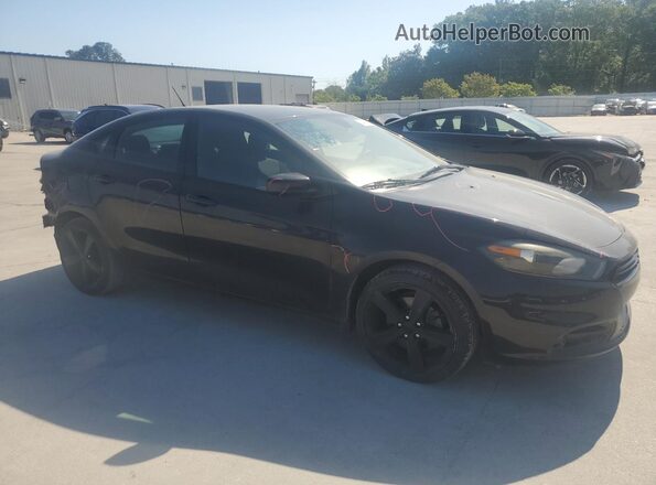 1C3CDFBB6GD505552 2016 DODGE DART Black Przód prawy