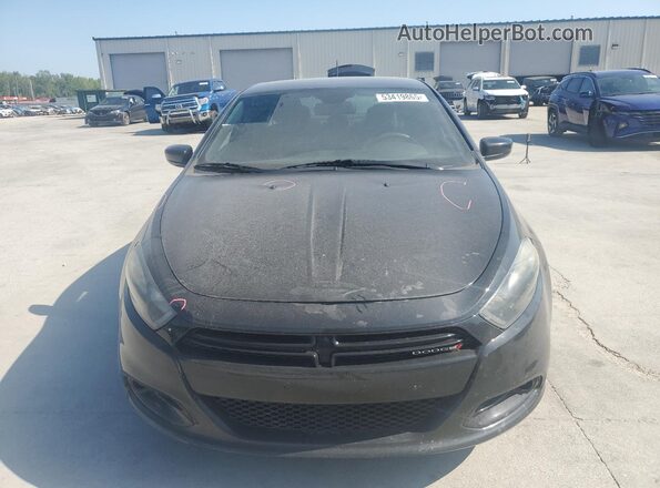 1C3CDFBB6GD505552 2016 DODGE DART Black Widok z przodu