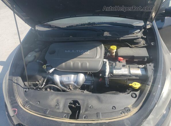 1C3CDFBB6GD505552 2016 DODGE DART Black Widok wnętrza z tyłu