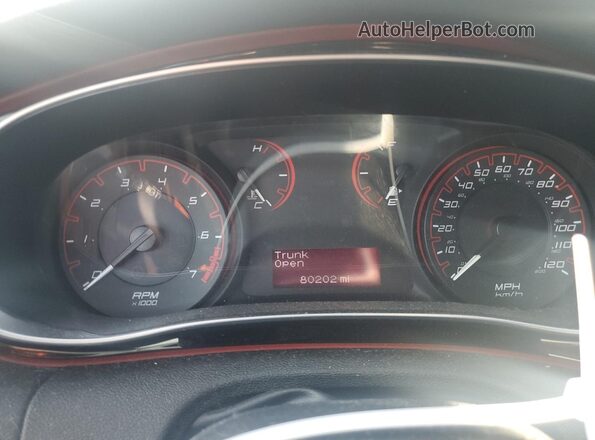 1C3CDFBB6GD505552 2016 DODGE DART Black Widok zestawu wskaźników