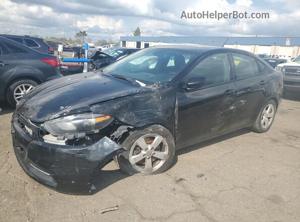1C3CDFBB9GD689790 2016 DODGE DART Black Front left