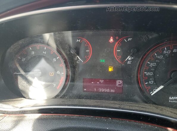 1C3CDFBB9GD689790 2016 DODGE DART Black Instrument cluster view