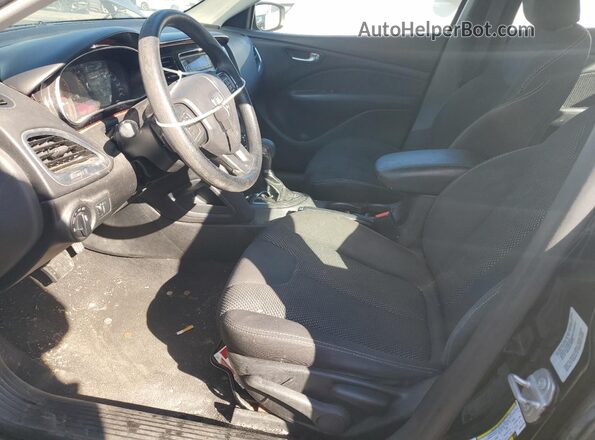 1C3CDFBB9GD689790 2016 DODGE DART Black Front interior view