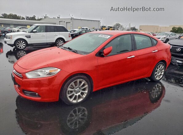 1C3CDFFAXGD819299 2016 DODGE DART Red Առջևի ձախ երեք քառորդ տեսարան