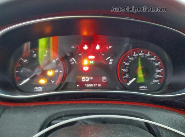1C3CDFFAXGD819299 2016 DODGE DART Red Սարքավորումների վահանակի տեսք