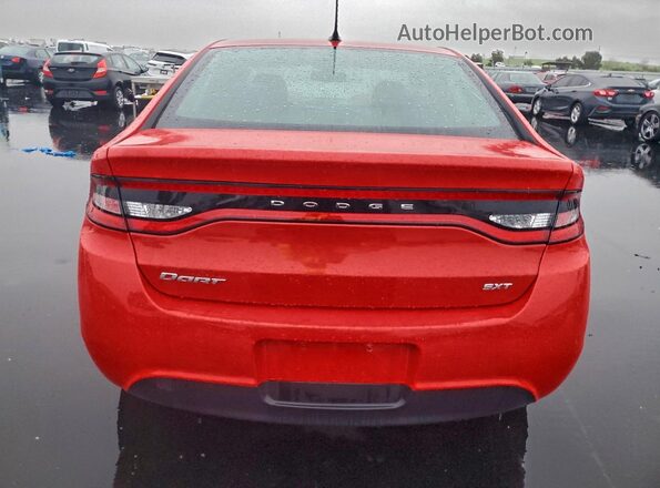 1C3CDFFAXGD819299 2016 DODGE DART Red Հետևի տեսք