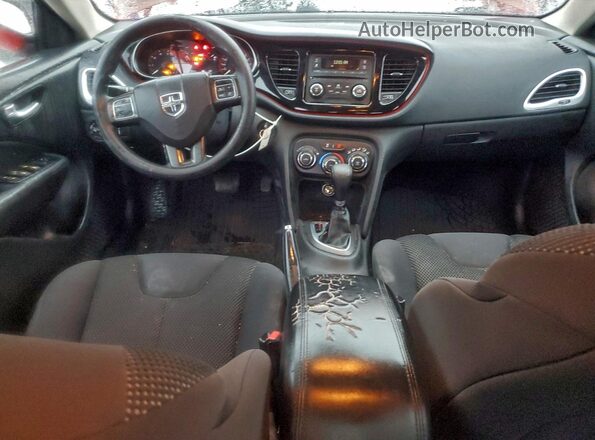 1C3CDFFAXGD819299 2016 DODGE DART Red Առջևի վահանակի տեսք