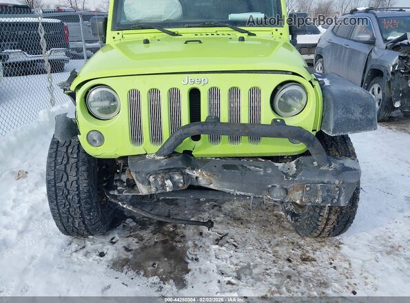 1C4AJWAG3HL548956 2017 JEEP WRANGLER Зеленый Вид спереди