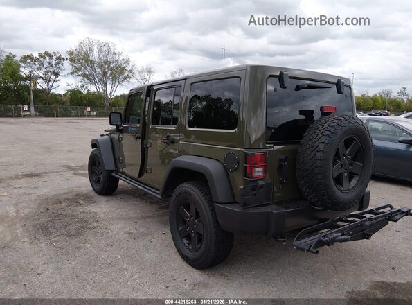1C4BJWDG1GL105168 2016 JEEP WRANGLER UNLIMITED Зеленый Задняя левая четверть