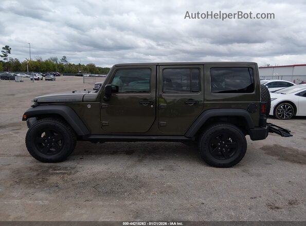 1C4BJWDG1GL105168 2016 JEEP WRANGLER UNLIMITED Зеленый Панорамный вид салона 360°
