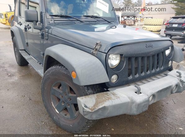 1C4BJWDG2GL284904 2016 JEEP WRANGLER UNLIMITED Gray Вид спереду