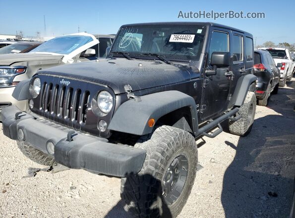 1C4BJWDG3HL602126 2017 JEEP WRANGLER Серый Передняя левая четверть