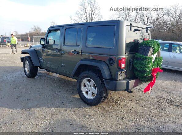 1C4BJWDG6GL125125 2016 JEEP WRANGLER UNLIMITED Green Tył lewy