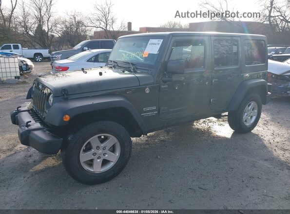 1C4BJWDG6GL125125 2016 JEEP WRANGLER UNLIMITED Green Przód lewy