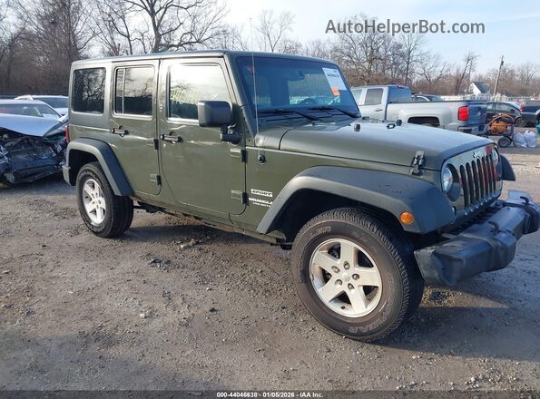 1C4BJWDG6GL125125 2016 JEEP WRANGLER UNLIMITED Green Przód prawy
