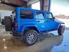 2016 Jeep Wrangler Unlimited Sahara Синий vin: 1C4BJWEG7GL198423
