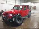 2018 Jeep Wrangler Unlimited Sport S 4x4 Красный vin: 1C4HJXDG0JW320580
