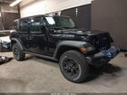 2022 Jeep Wrangler Unlimited Willys 4x4 Black vin: 1C4HJXDG0NW110941