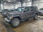 2021 Jeep Wrangler Unlimited Sport Gray vin: 1C4HJXDG2MW503256