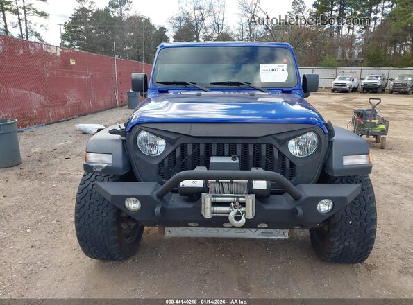 1C4HJXDG4KW577940 2019 JEEP WRANGLER UNLIMITED Синий Вид щитка приборов