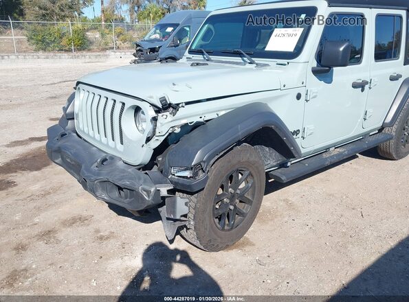 1C4HJXDGXPW639364 2023 JEEP WRANGLER Gray Front view