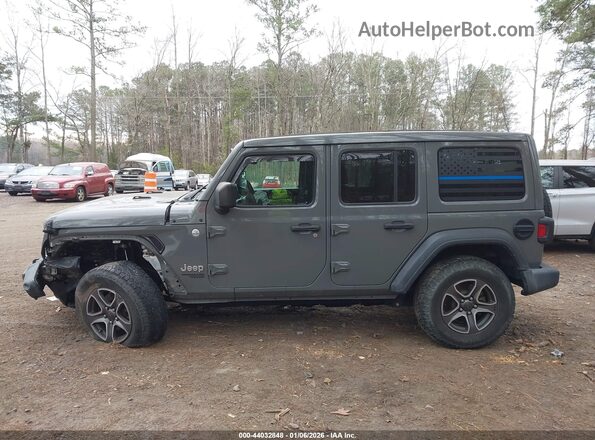 1C4HJXDM8MW554654 2021 JEEP WRANGLER UNLIMITED Серый Панорамный вид салона 360°