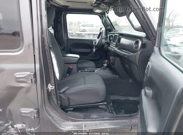1C4HJXDN0MW665787 2021 JEEP WRANGLER UNLIMITED Серый Вид салона спереди