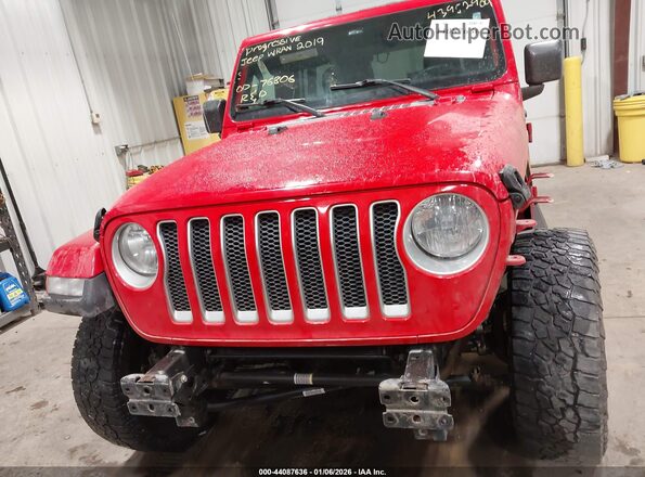 1C4HJXEN0KW591945 2019 JEEP WRANGLER UNLIMITED Красный Вид задней части салона