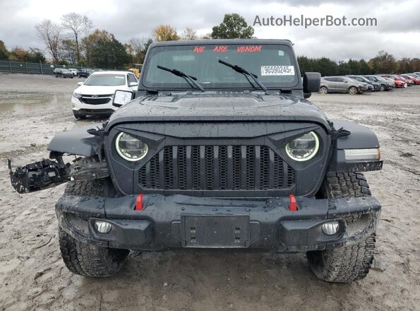 1C4HJXFG0KW615550 2019 JEEP WRANGLER Черный Вид спереди