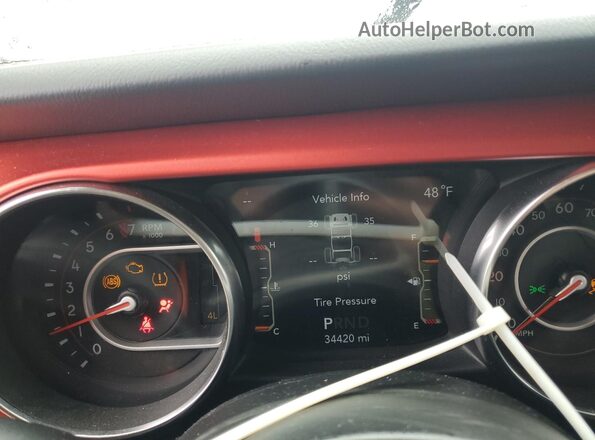 1C4HJXFG0KW615550 2019 JEEP WRANGLER Черный Вид щитка приборов