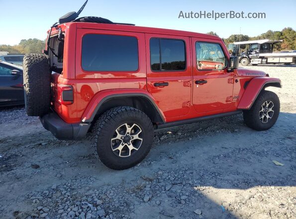 1C4HJXFGXMW530380 2021 JEEP WRANGLER Красный Задняя правая четверть