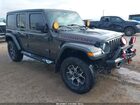 2018 Jeep Wrangler Unlimited Rubicon 4x4 Gray vin: 1C4HJXFN2JW312881