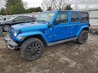 2022 Jeep Wrangler Unlimited Sahara 4xe Blue vin: 1C4JJXP67NW222298