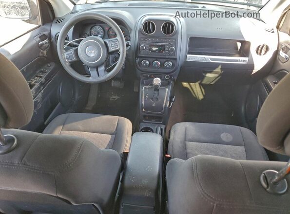 1C4NJCBA2GD508015 2016 JEEP COMPASS Black Widok deski rozdzielczej