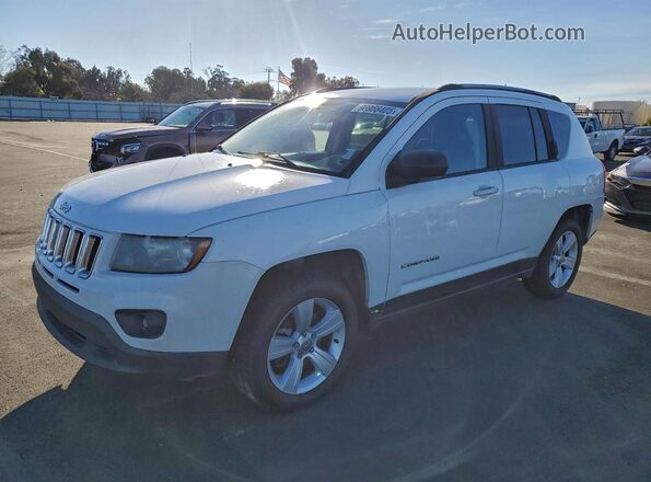 1C4NJCBA2GD705170 2016 JEEP COMPASS Белый Передняя левая четверть