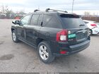 2016 Jeep Compass Latitude Black vin: 1C4NJDEB9GD781172