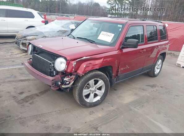 1C4NJPBB1HD201422 2017 JEEP PATRIOT Красный Передняя левая четверть