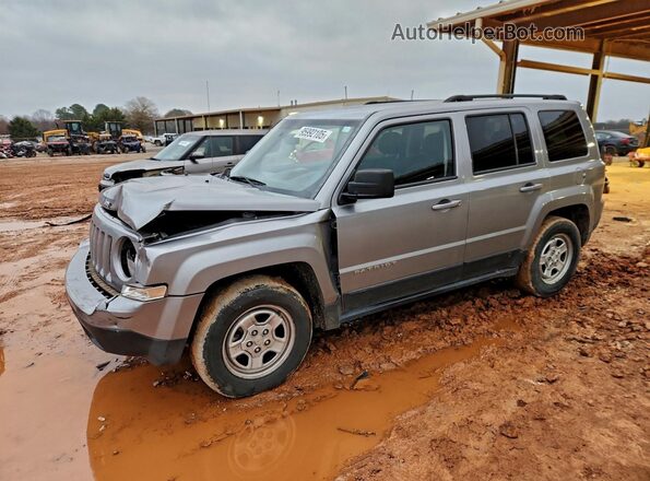 1C4NJPBB4GD576638 2016 JEEP PATRIOT Серебряный Передняя левая четверть