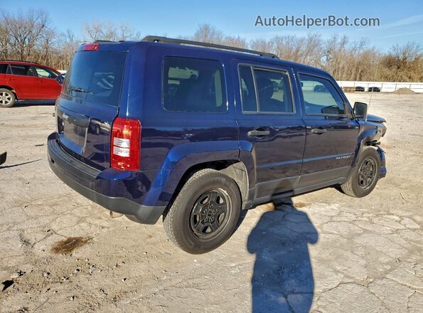 1C4NJPBB9HD103609 2017 JEEP PATRIOT Blue Tył prawy