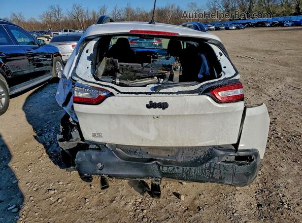 1C4PJLCB4JD544215 2018 JEEP CHEROKEE Белый Вид сзади