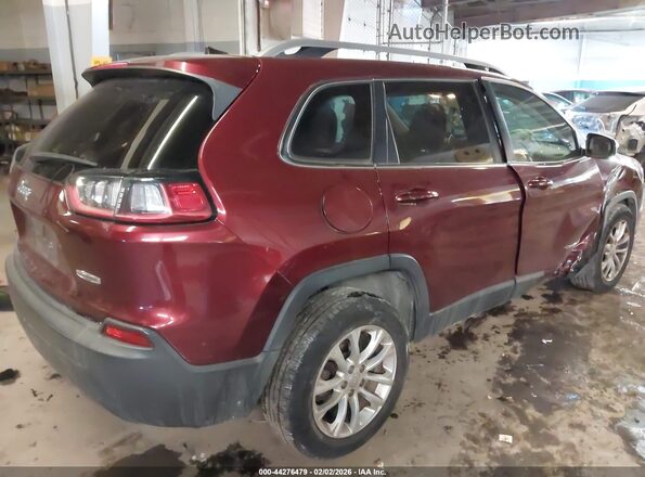 1C4PJLCB4KD466648 2019 JEEP CHEROKEE Red Tył prawy