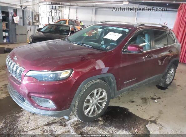 1C4PJLCB4KD466648 2019 JEEP CHEROKEE Red Przód lewy